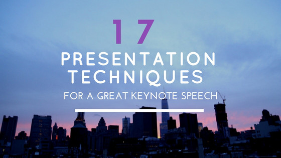 Featured image for “17 Presentation Techniques For A Great Keynote”