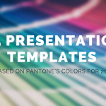 15 Presentation Templates Based on Pantone’s Colors for 2017